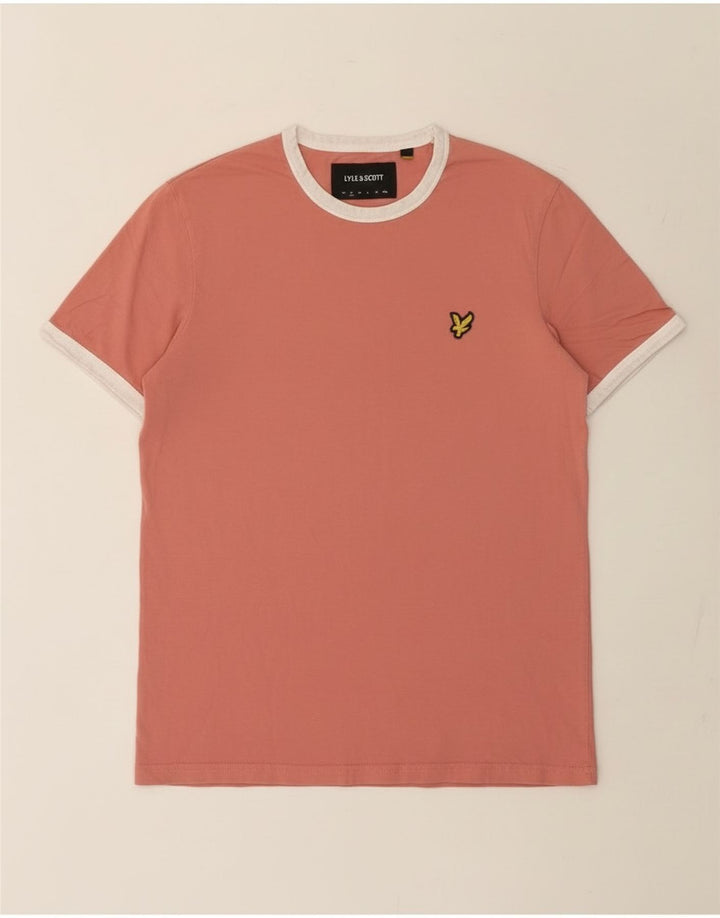 Lyle & Scott T-Shirt Homme Petit Rose Coton