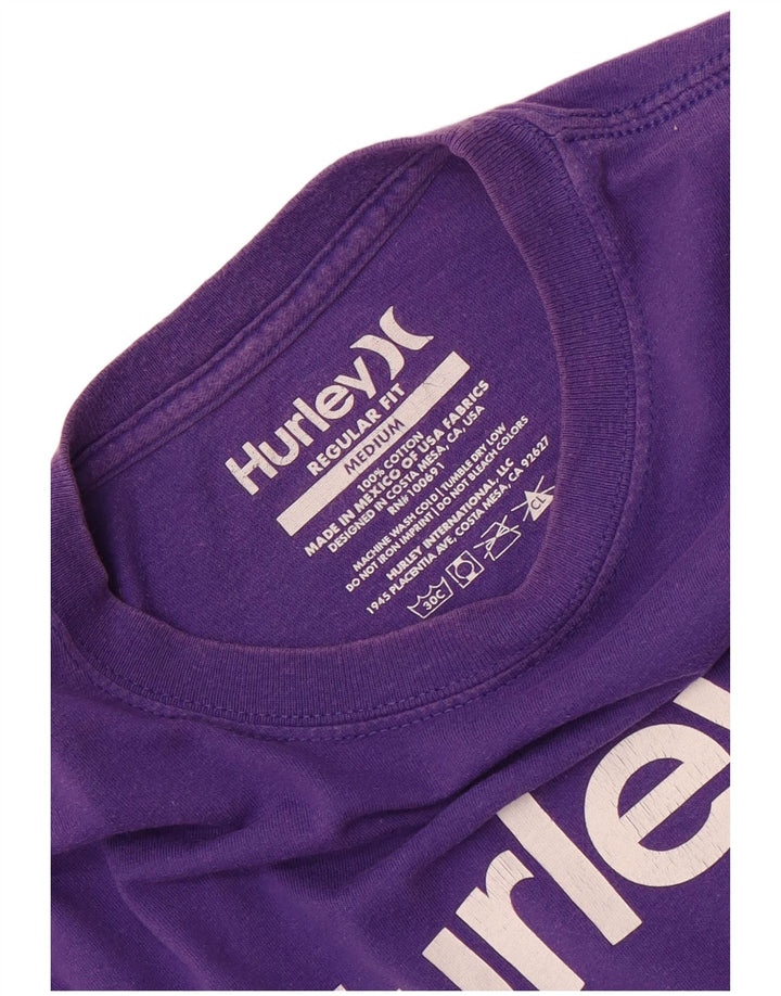 Harley T-shirt graphique coupe régulière pour homme en coton violet moyen