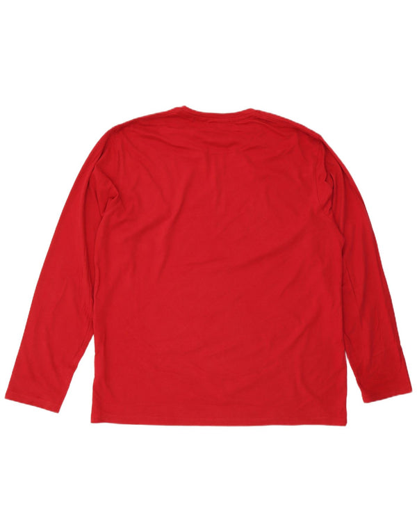 U.S. Polo Assn. Haut Homme Manches Longues 2XL Rouge Coton