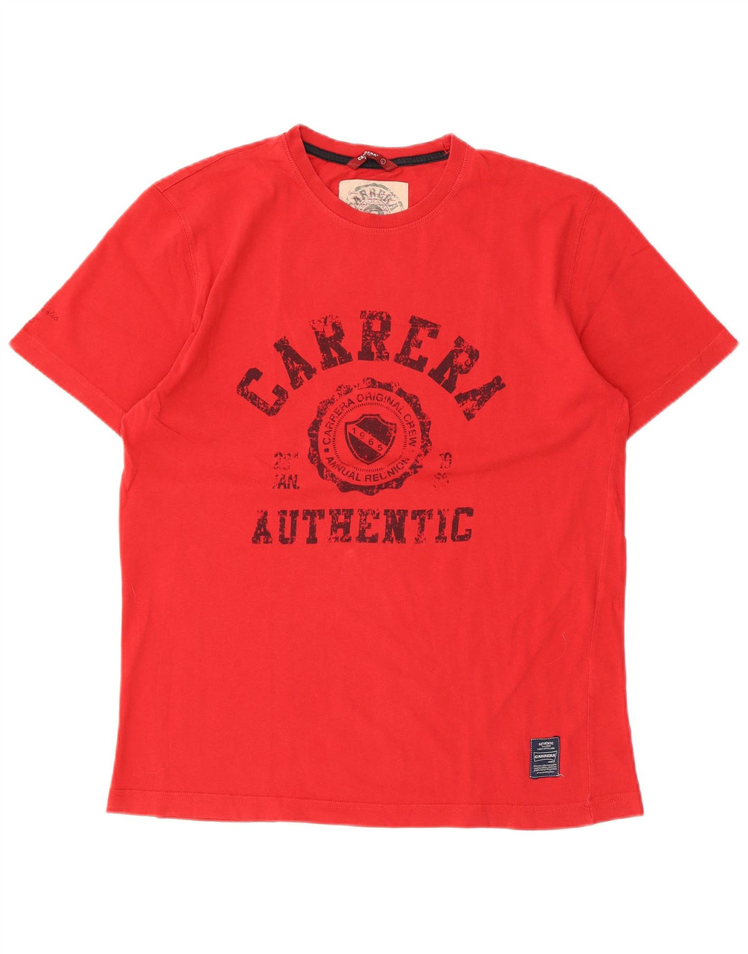 CARRERA T-Shirt Graphique Homme Grand Rouge