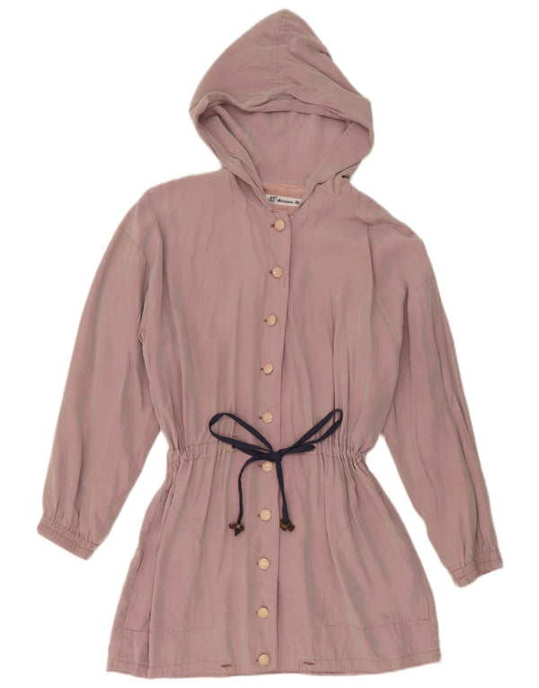 Veste à capuche femme vintage UK 14 Moyen Violet