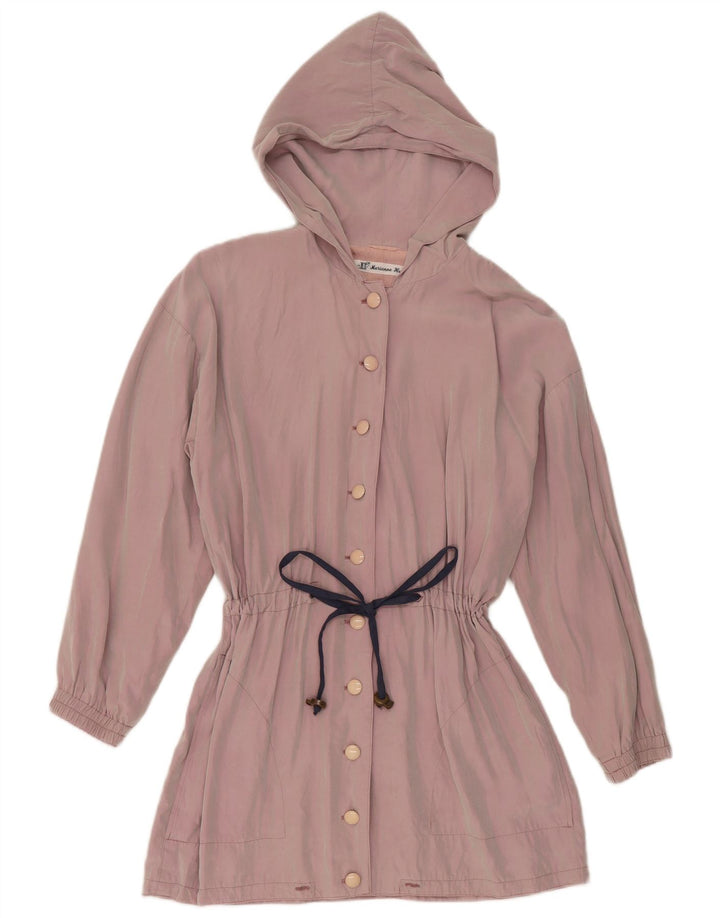 Veste à capuche femme vintage UK 14 Moyen Violet