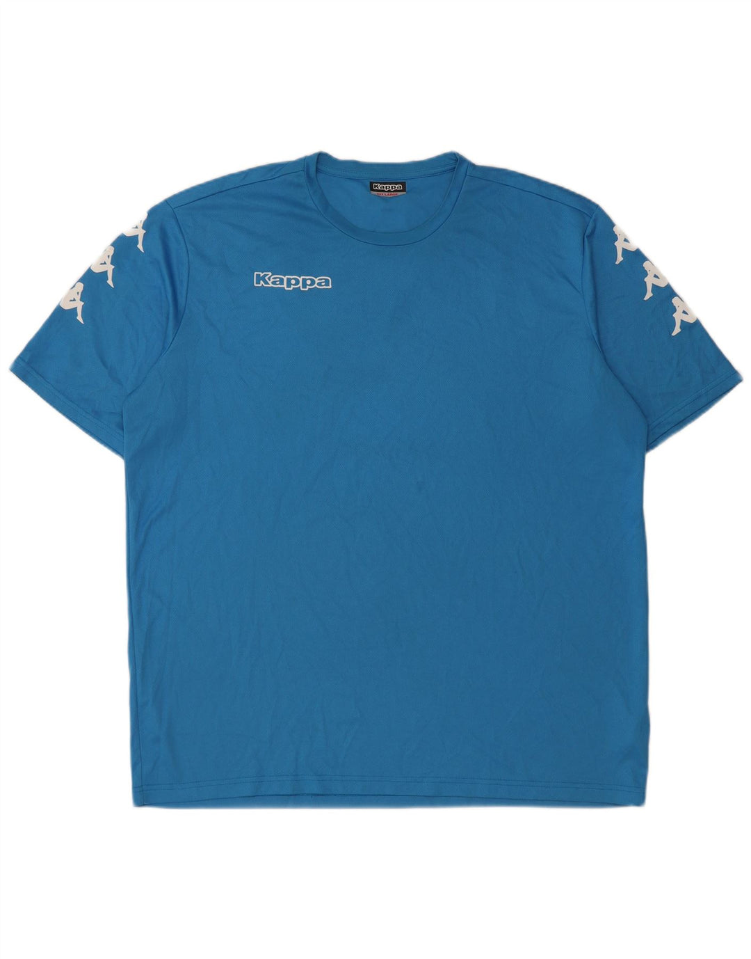 Kappa T-Shirt Graphique Homme Top 3XL Bleu Polyester