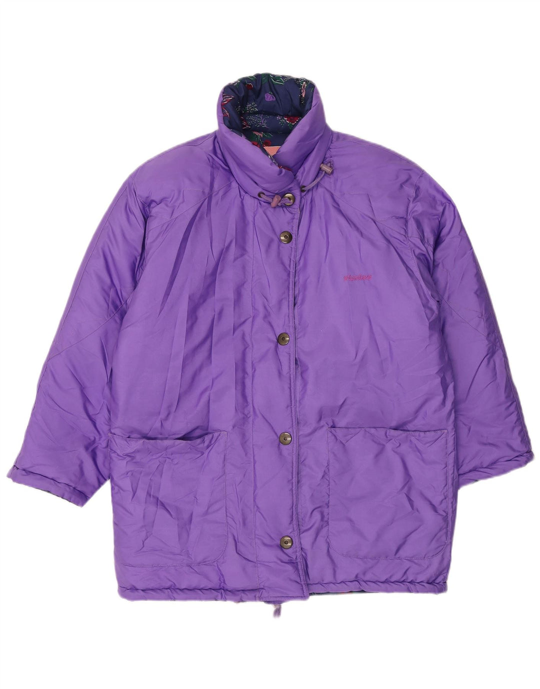 Stratos Veste de ski réversible surdimensionnée pour femme EU 44 XL Violet Polyester
