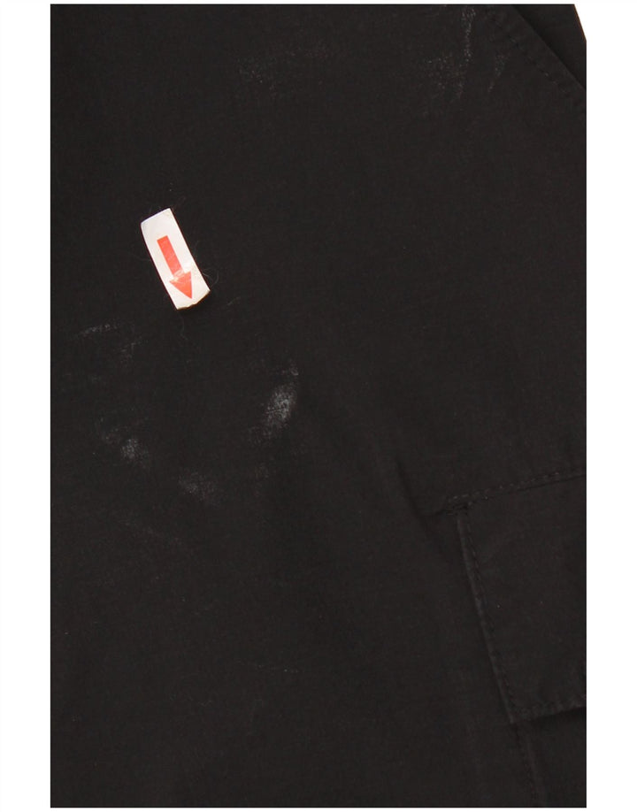 Zara Pantalon cargo court fuselé pour homme Medium W32 L24 Noir