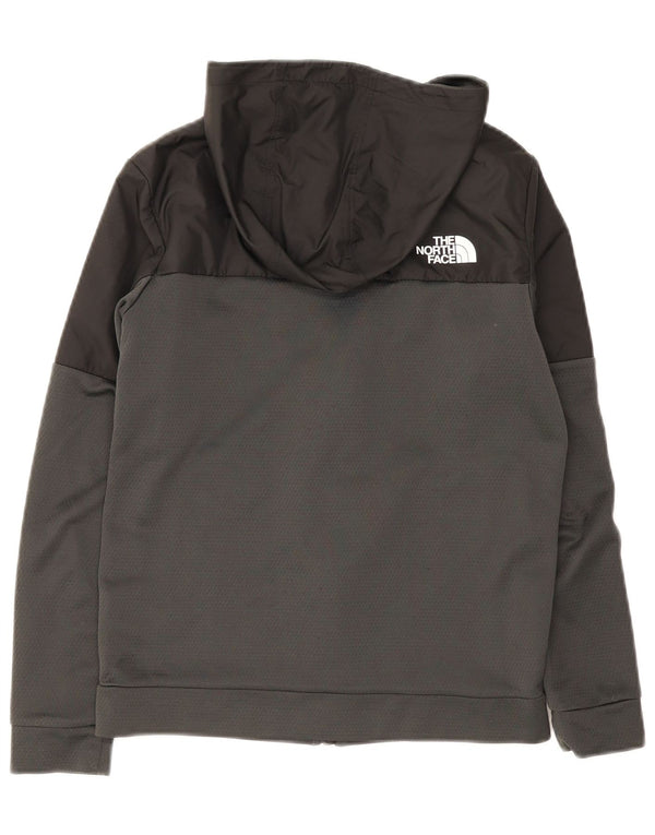 The North Face Pull à capuche zippé pour garçon 14-15 ans XL Gris Colorblock