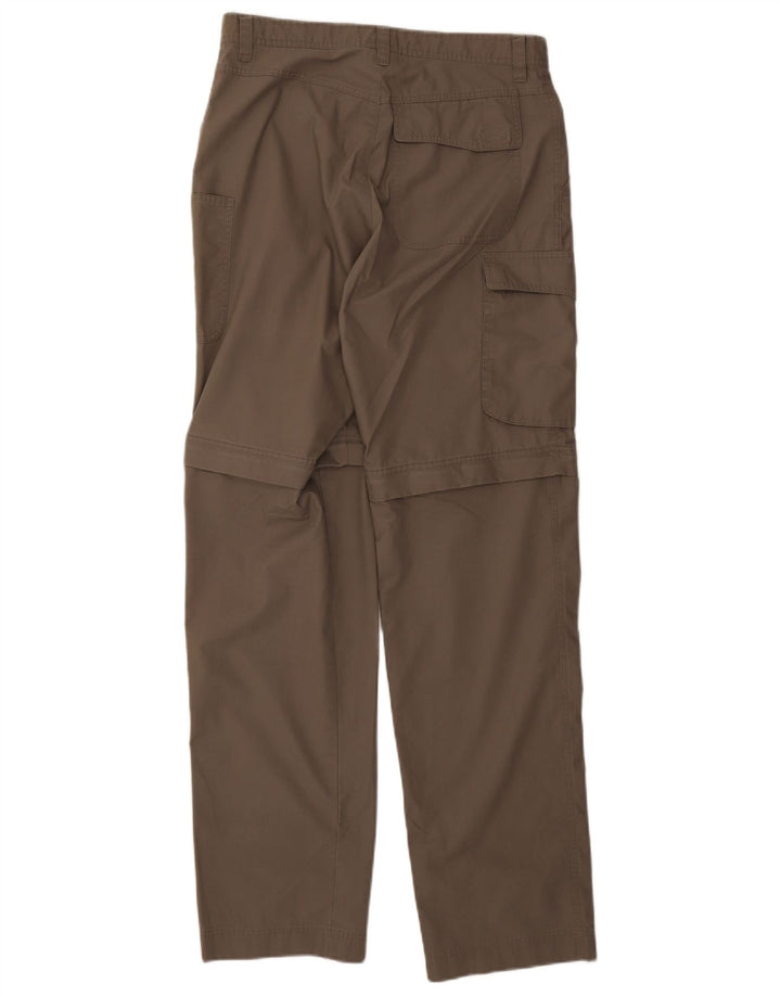 Jack Wolfskin Pantalon cargo droit pour homme W32 L34 Gris Polyester