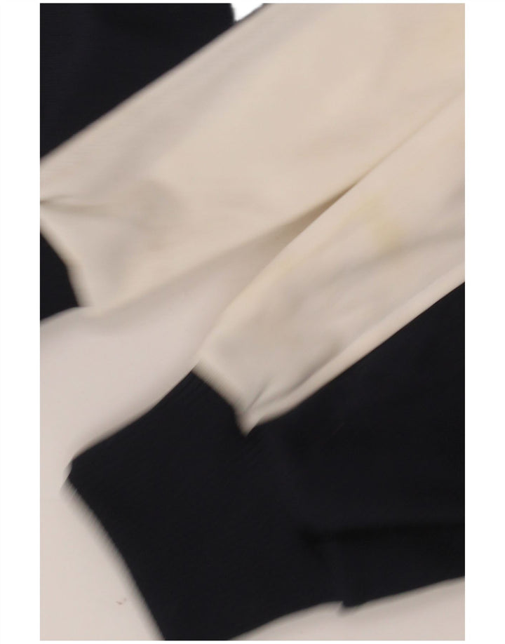 Diadora Veste de survêtement graphique pour hommes, grand bleu, polyester color block