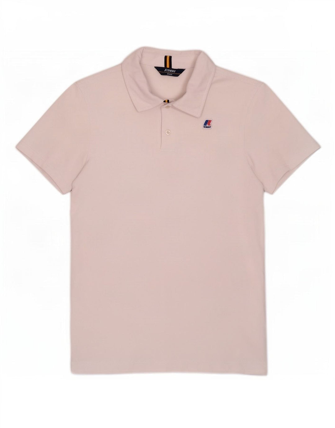 K-Way Polo Homme Coton Blanc Moyen