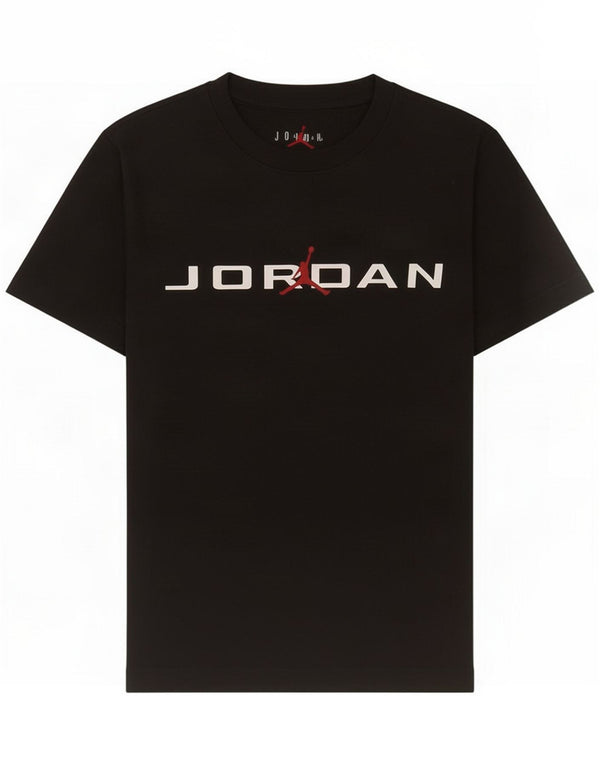 Jordan Boys Graphic T-Shirt Top 8-9 Years Small Black Cotton