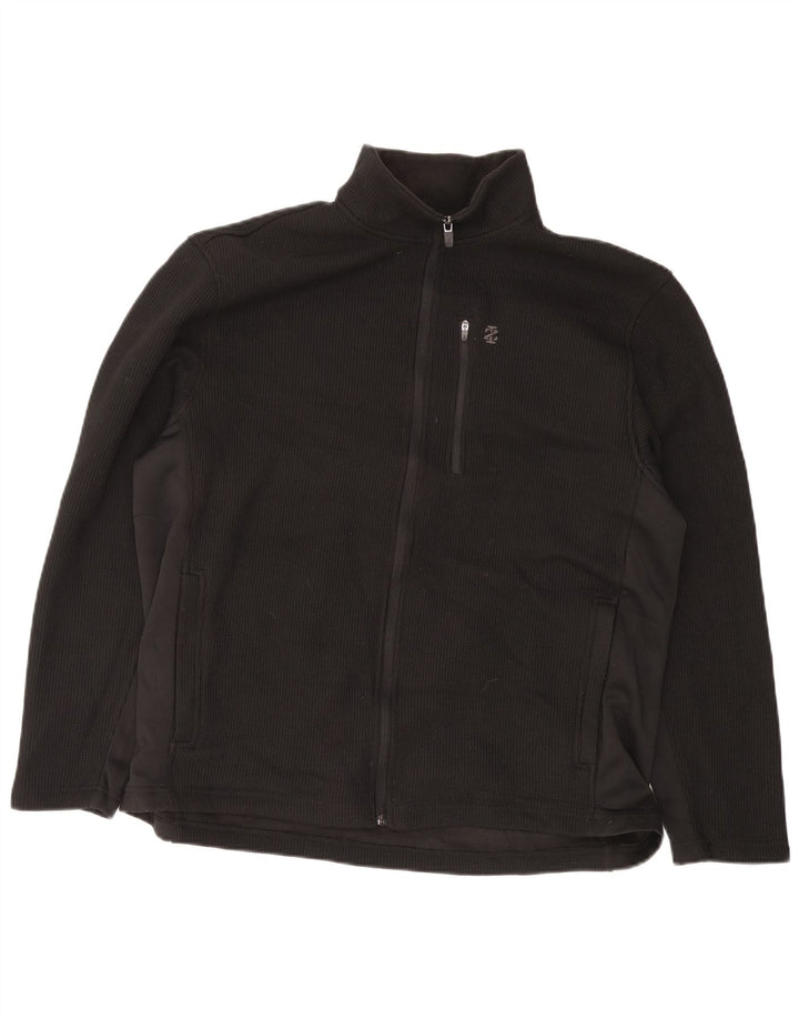 IZOD Veste de Survêtement Homme Grand Noir Polyester