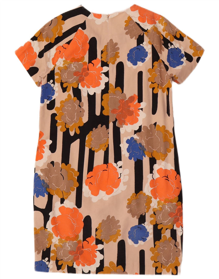COS Robe droite pour femme EU 36 Petit coton floral multicolore