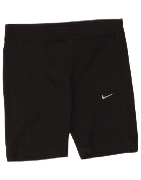 Nike Short de sport Dri Fit pour femme UK 10 Petit Noir Polyester