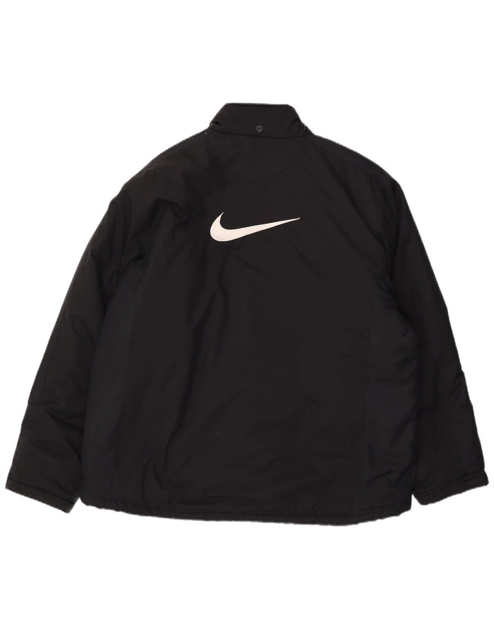 Nike Veste coupe-vent pour homme UK 42 XL Noir Polyester