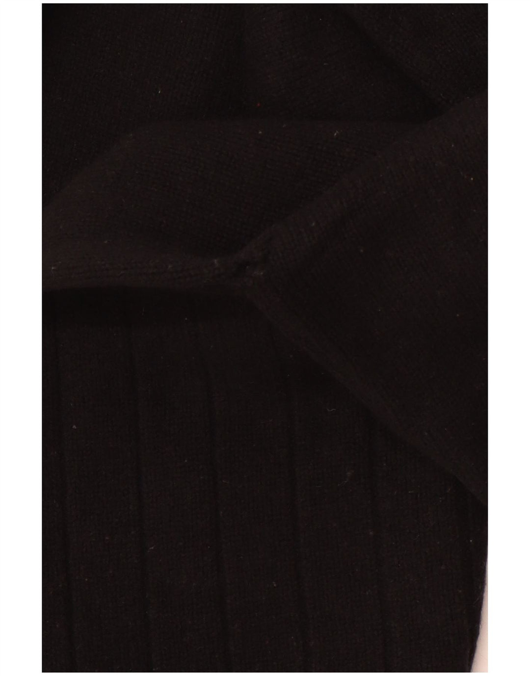 LEVI'S Pull col roulé pour femme UK 10 Petite laine d'agneau rayée noire