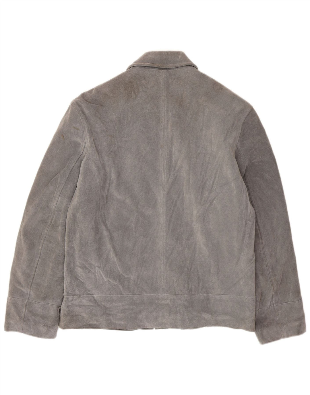 GAS Veste en Daim Homme UK 42 XL Cuir Gris