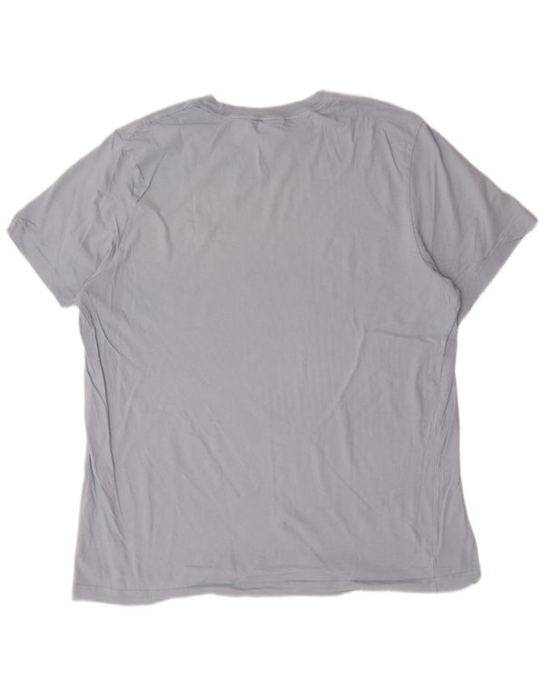 Nike T-Shirt Homme Top XL Bleu Coton