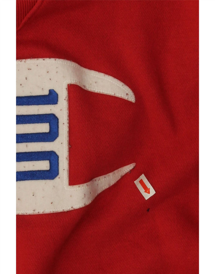 Champion Sweat-shirt graphique pour homme en coton rouge Taille L