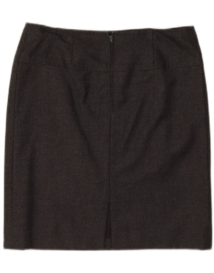 VINTAGE Womens Straight Skirt W32 Large Grey Vintage Vintage and Second-Hand Vintage from Messina Hembry 