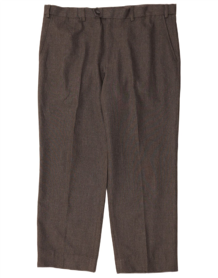 Marks & Spencer Pantalon de costume droit coupe droite pour homme W38 L29 Gris