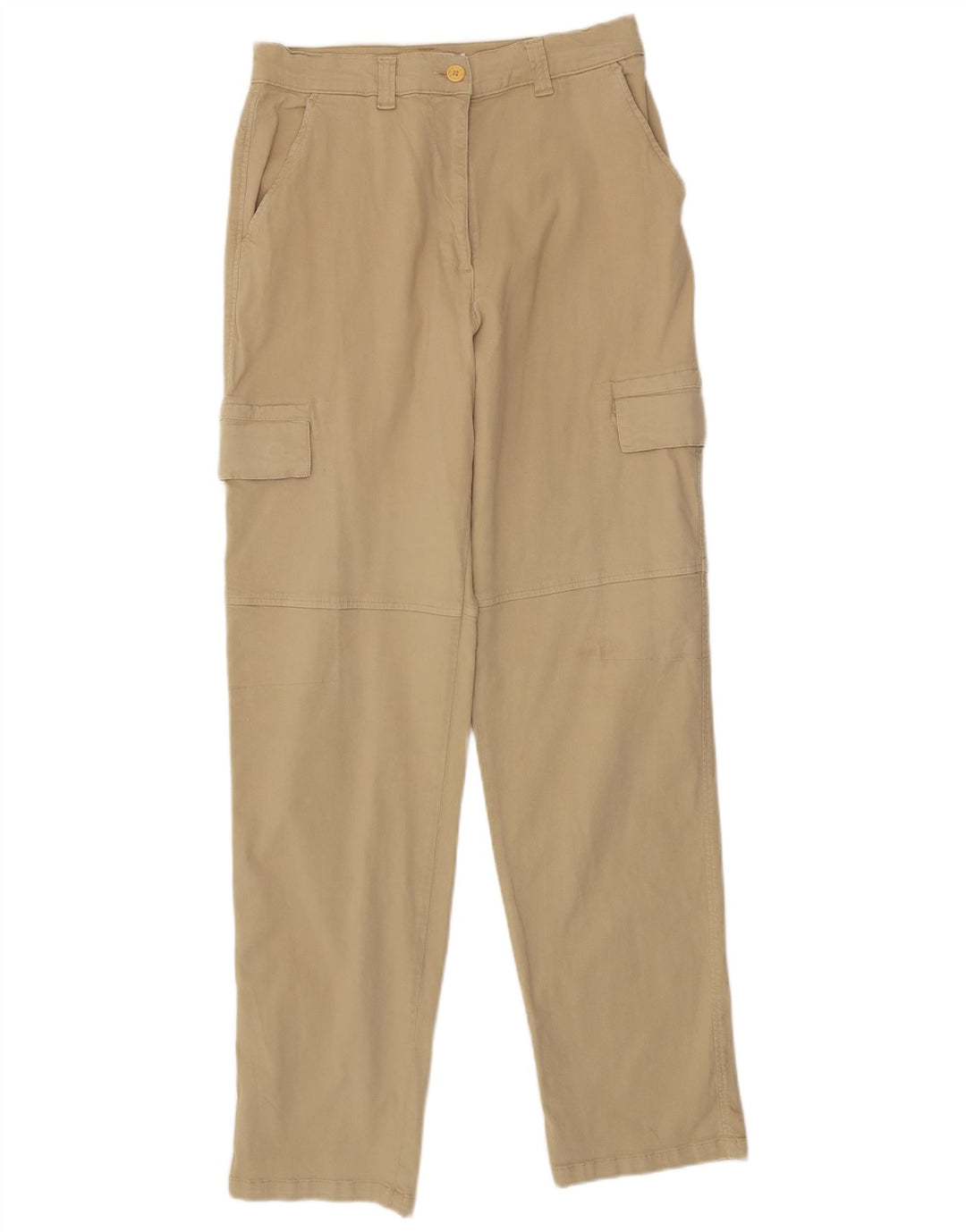 Superga Pantalon cargo droit pour homme IT 48 Medium W30 L33 Beige Coton