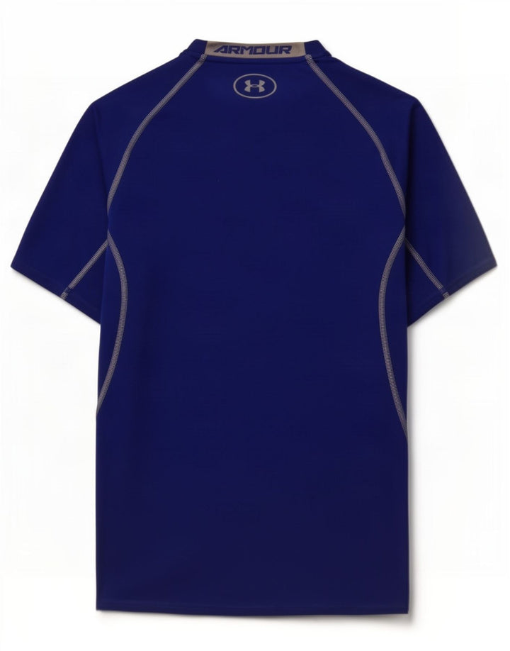 Under Armour Tee-Shirt Compression Graphic Homme Bleu Moyen Polyester