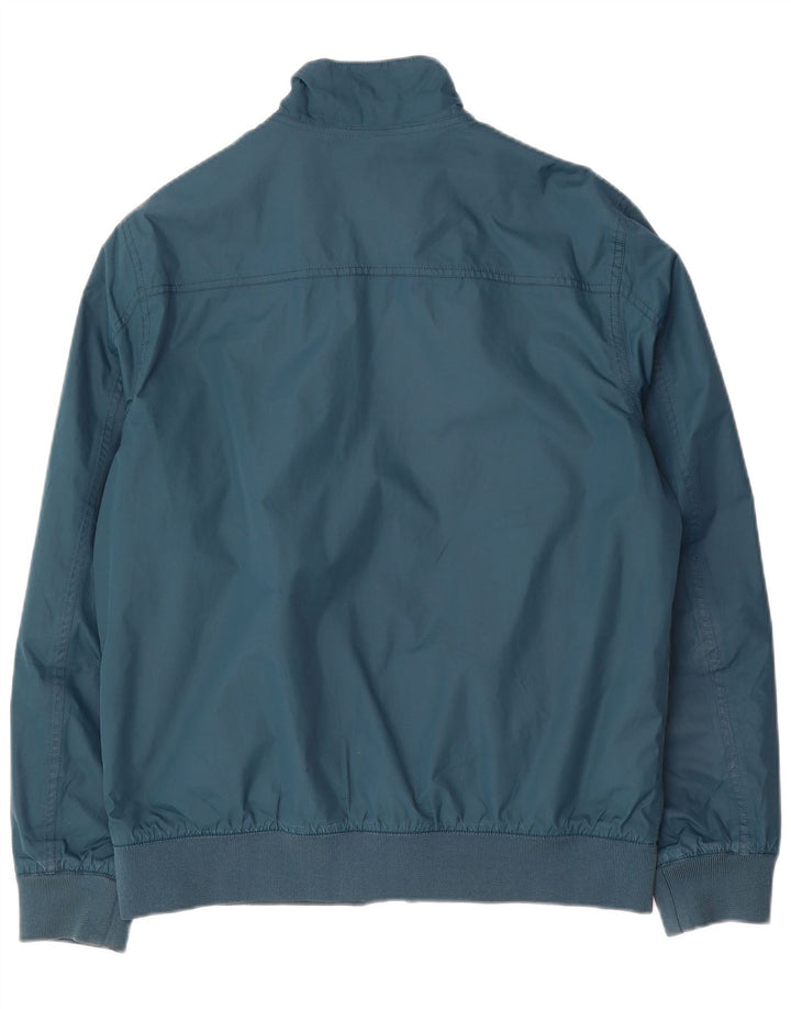 Timberland Veste de pluie Bomber pour homme UK 40 Large Bleu Polyester