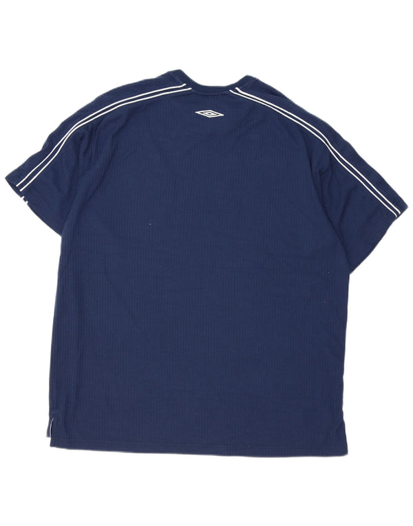 Umbro T-Shirt Homme Top XL Bleu Marine Polyester