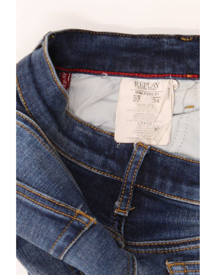 Replay Jean Bootcut Femme W27 L34 Bleu Coton