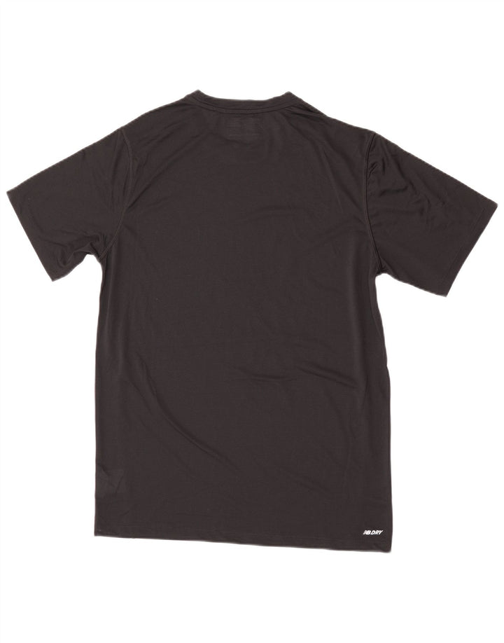 New Balance T-Shirt Graphique Homme Noir Moyen Polyester
