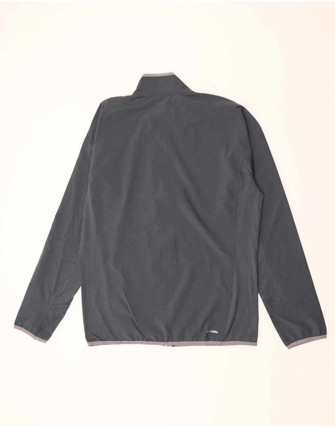 Adidas Hommes Climalite Survêtement Top Veste Grand Gris Polyester