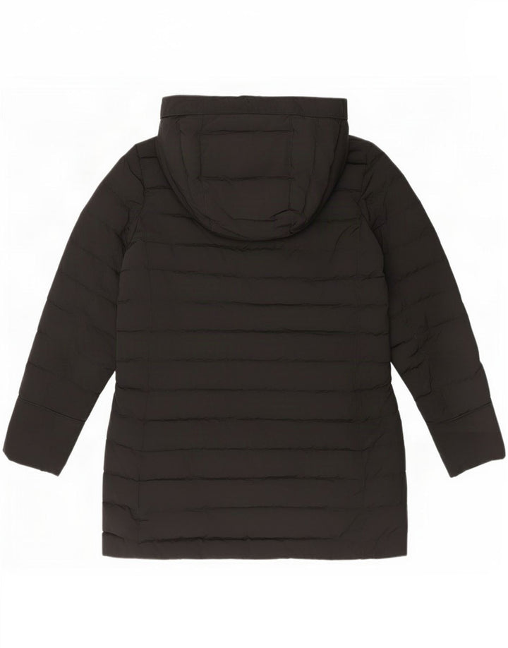 Woolrich Veste matelassée à capuche pour femme UK 10 Small Noir Polyester