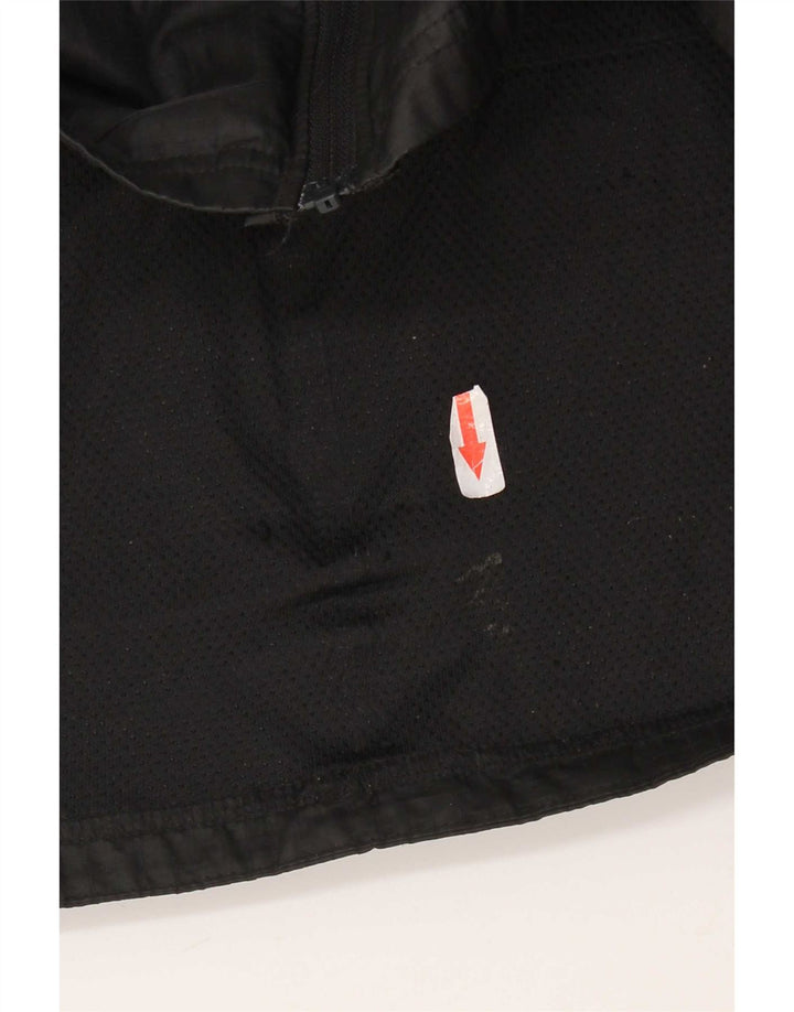 Nike Veste de pluie à capuche pour femme UK 14 Medium Noir Polyester