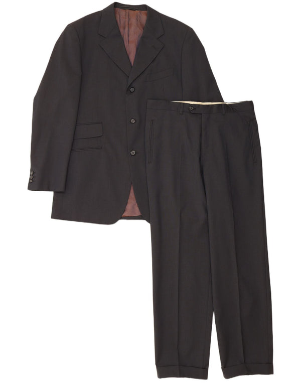 Cerruti 1881 Costume 2 pièces 3 boutons pour homme UK 40 Large W32 L30 Gris à fines rayures