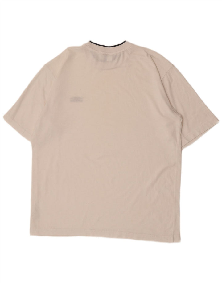 Umbro T-Shirt Graphique Homme Large Blanc Cassé Polyester