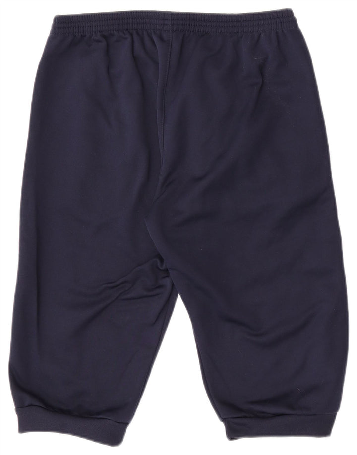 Errea Short de sport pour femme UK 14 Large Bleu marine Polyester