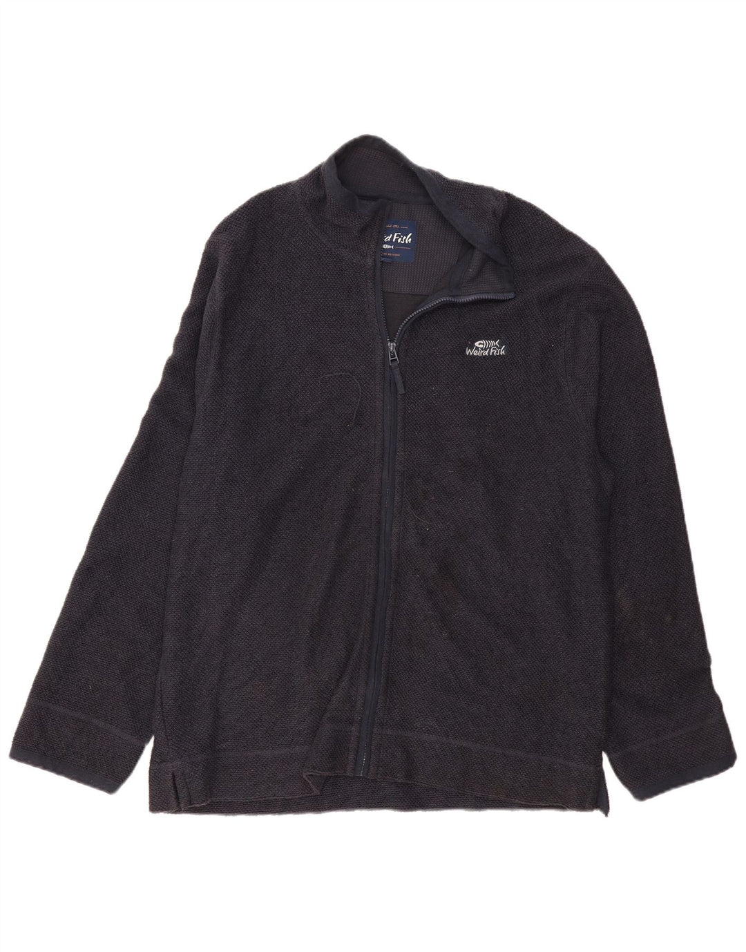 WEIRD FISH Veste de Survêtement Homme 2XL Bleu Marine Coton