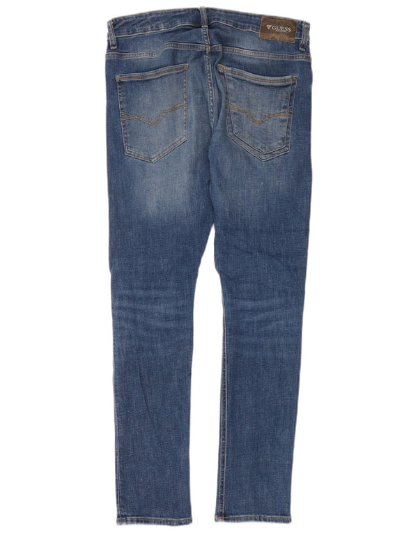 Guess Jean Super Skinny W32 L32 Bleu Coton Homme