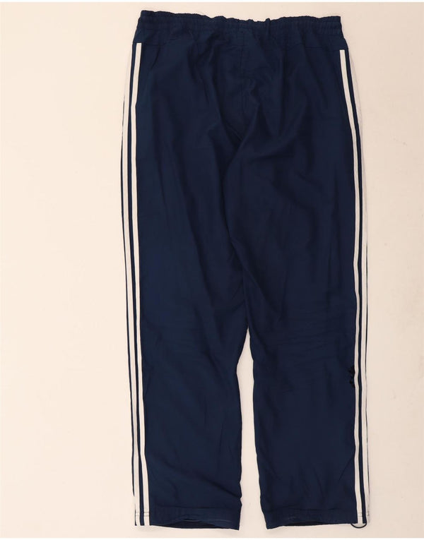 Adidas Pantalon de survêtement pour homme UK 44/46 Large Bleu Marine Polyester