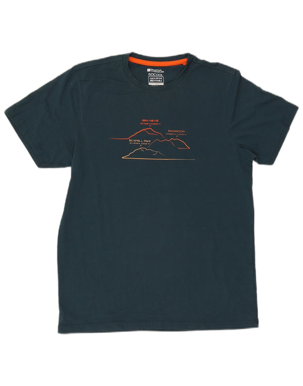 Mountain Warehouse T-shirt graphique IsoCool pour homme, petit, vert, coton