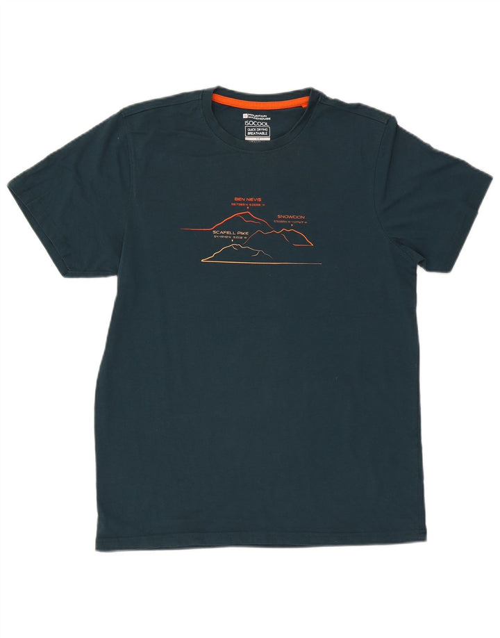 Mountain Warehouse T-shirt graphique IsoCool pour homme, petit, vert, coton