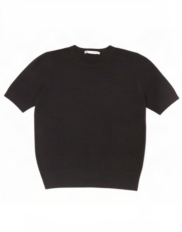 Zara Chemisier à manches courtes pour femme UK 12 Gris moyen