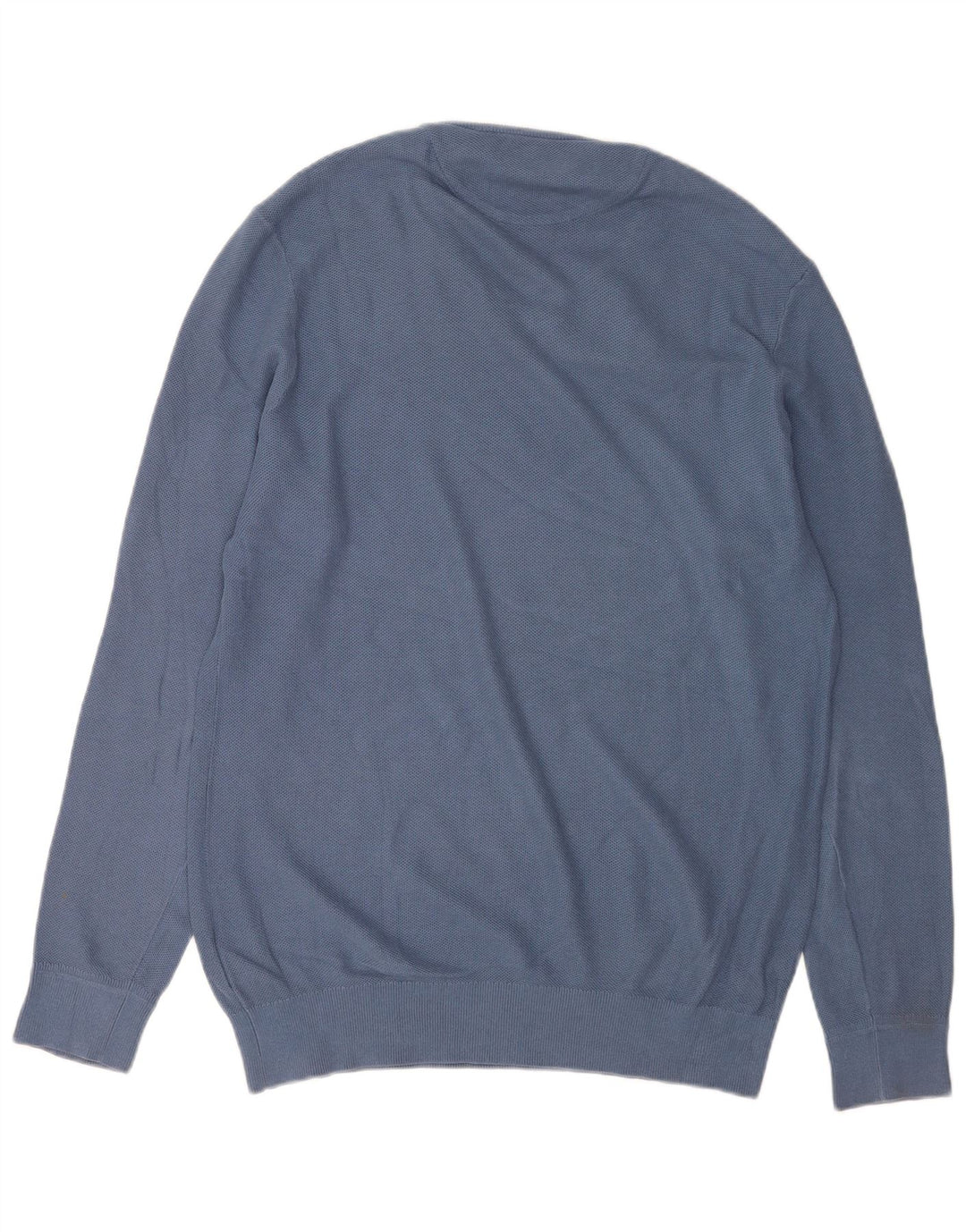Timberland Pull col V pour homme en coton bleu Taille L