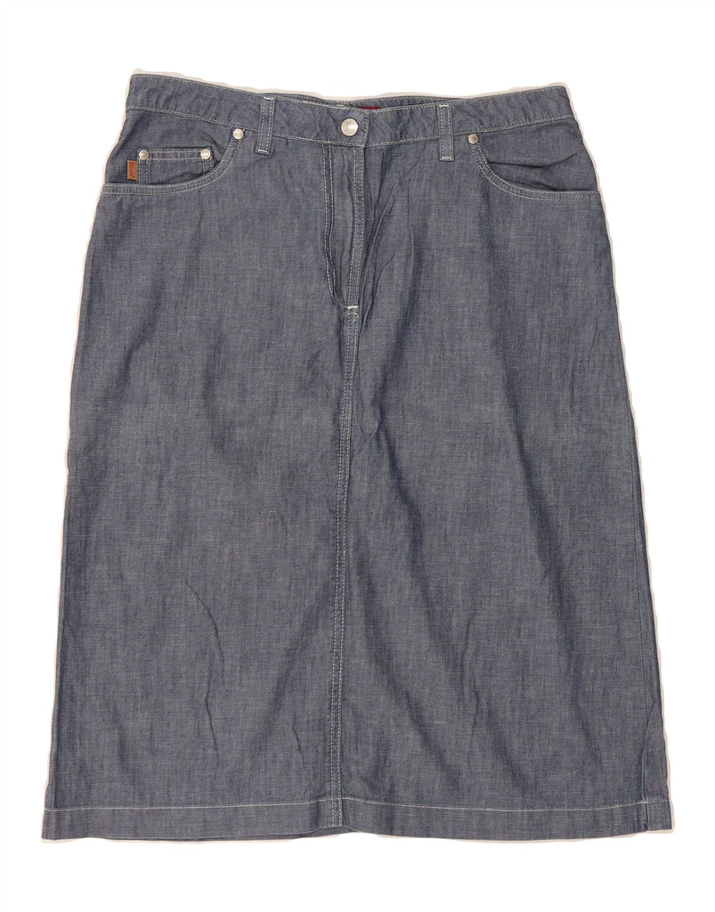 FCUK Womens Denim Skirt UK 10 Small W28  Blue Cotton Vintage Fcuk and Second-Hand Fcuk from Messina Hembry 
