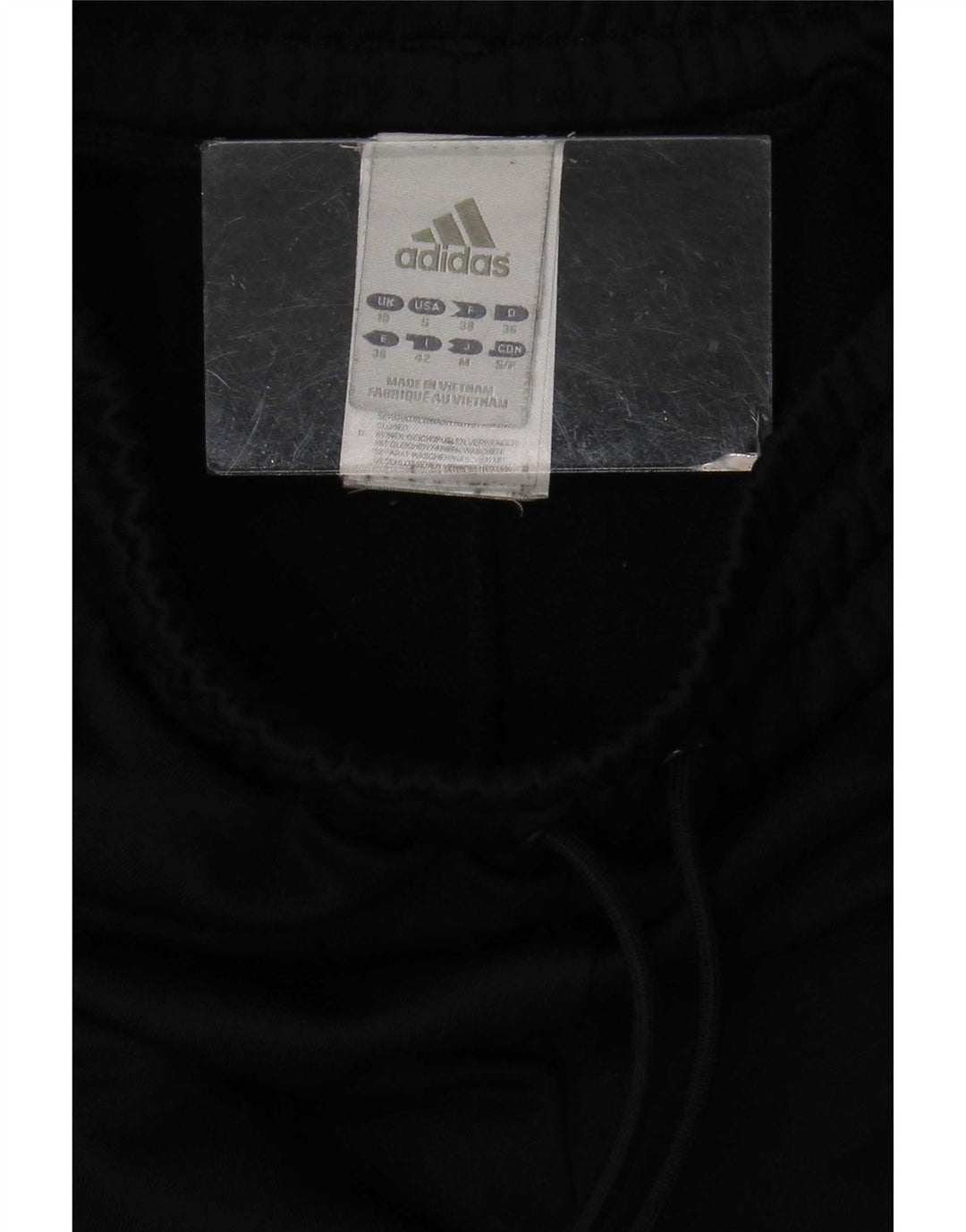 Adidas Pantalon de survêtement pour femme UK 10 Small Noir Polyester