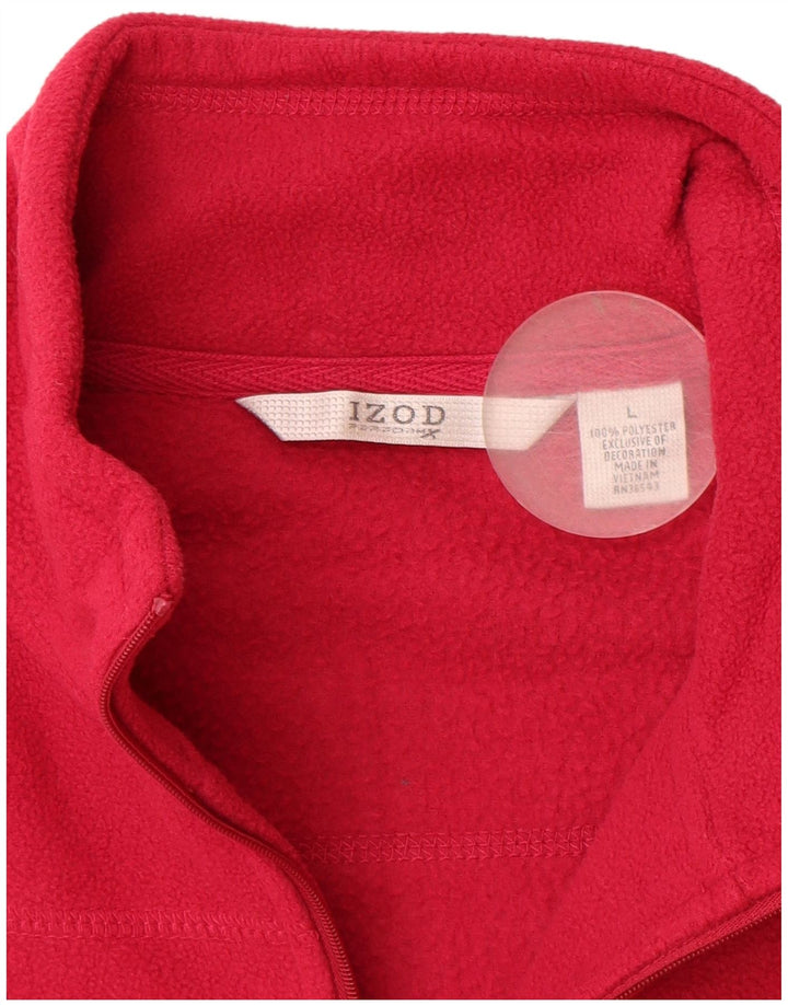 Izod Veste Polaire Femme UK 16 Large Rose Polyester