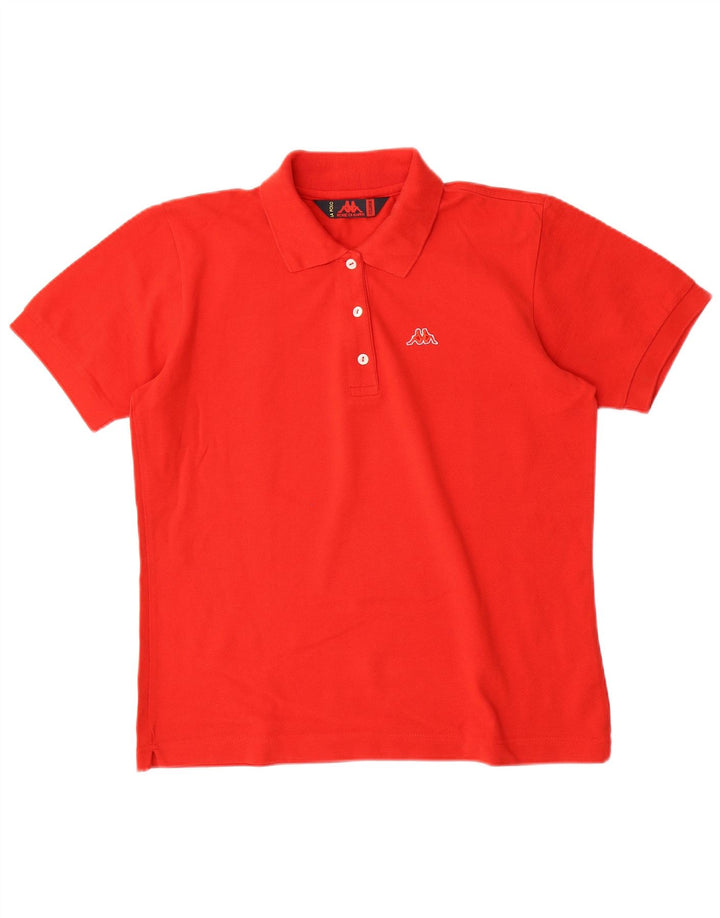 KAPPA Polo Femme UK 20 2XL Rouge Coton