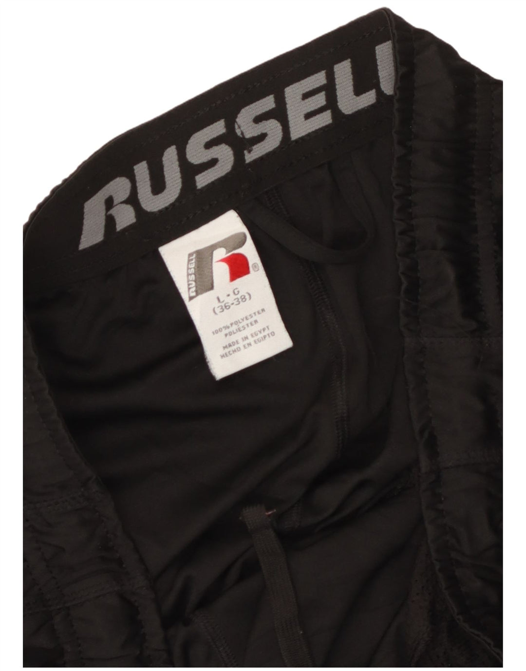 Russell Athletic Short de sport pour homme Taille L en polyester noir
