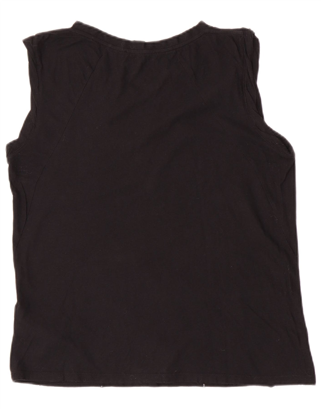 Liu Jo Débardeur graphique pour femme UK 10 Small Noir Coton