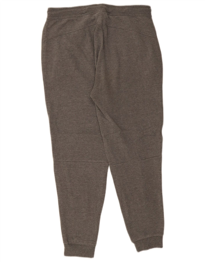 Dkny Pantalon de Survêtement Graphique Joggers Homme Gris Moyen Coton Moucheté